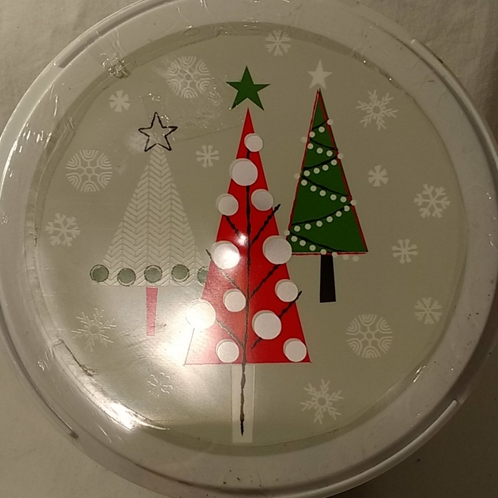 3 pk Plastic X-Mas Containers - Picture 2 of 2
